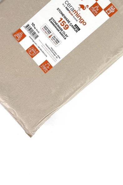 159 Stoneware Çamuru Vakumlu - 10 kg ürün görseli