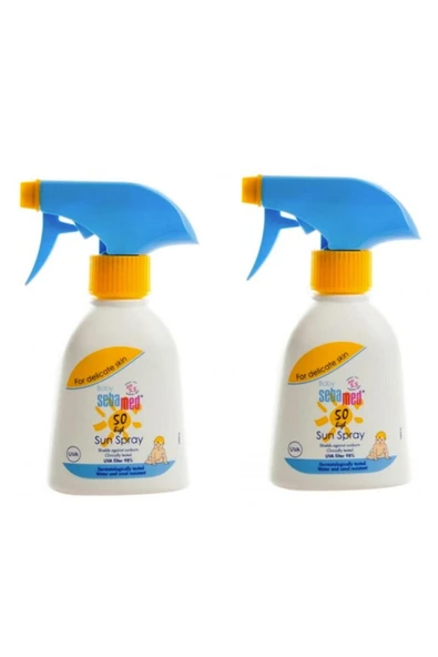 Sebamed Çok Yönlü Koruyuculu SPF50 Bebek Güneş Spreyi 2 x 200 ML ürün görseli 1