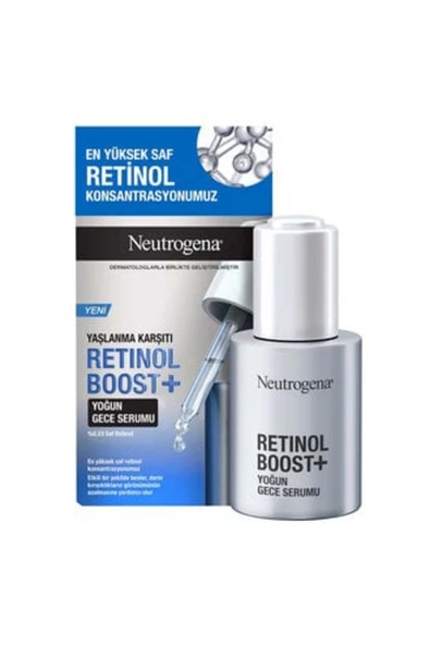 Neutrogena Retinol Boost Yaşlanma Karşıtı Yoğun Gece Serumu 30 ml - 1