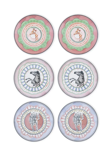 The Mia Spring Pasta Tabağı 6lı Set 19 cm SPR0001 ürün görseli 1