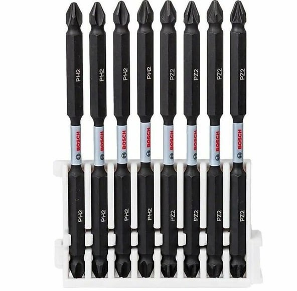 BOSCH Impactc Vidalama Çift Uc Ph2-Pz2*110 mm 8'Li ürün görseli