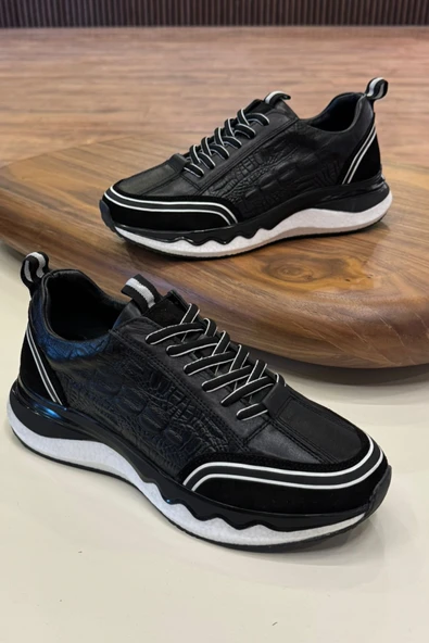 2024 HAKİKİ DERİ ERKEK SNEAKERS - ERKEK SPOR AYAKKABI