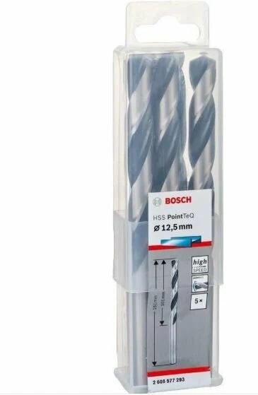 BOSCH Hss -Pointtec 12,5 mm (5'Lı) ürün görseli