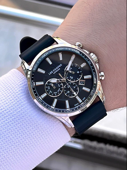 Lee Cooper 3 Atm Suya Dayanıklı Özel Tasarım Erkek Kol Saati VS.BLKT.0501 ürün görseli