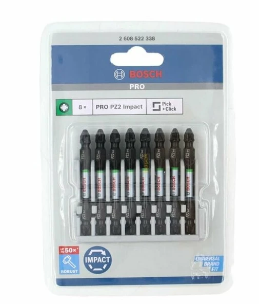 BOSCH Impact Ctrl Çift Taraf 8'Li Pz2 65 mm ürün görseli