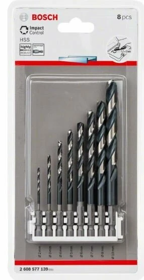 BOSCH Impactc Hex Metal Matkap Ucu 8'Li ürün görseli