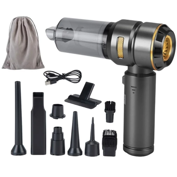 PRO HL-1212 Üflemeli Güçlü Vakum Ev Ofis Araç Süpürgesi 16000PA Güçlü El Süpürgesi Şarjlı Çok Fonksiyon ürün görseli