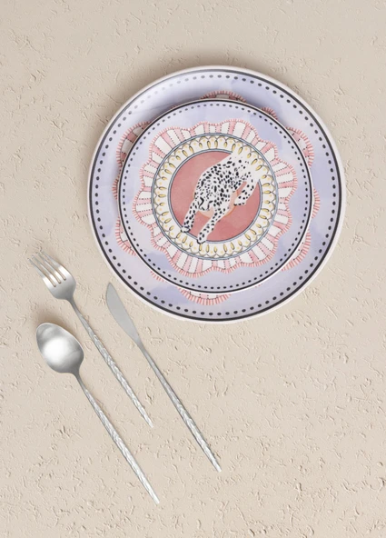 The Mia Spring Pasta Tabağı 6lı Set 19 cm SPR0001 - Resim 5