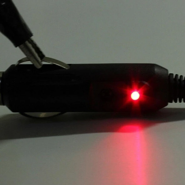 Araç Çakmak Uzatma Kablosu Sigortalı  2 Metre - Resim 4