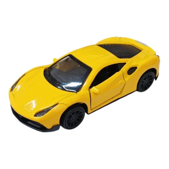 Çek Bırak Metal Araba - 4311B - Sarı ürün görseli