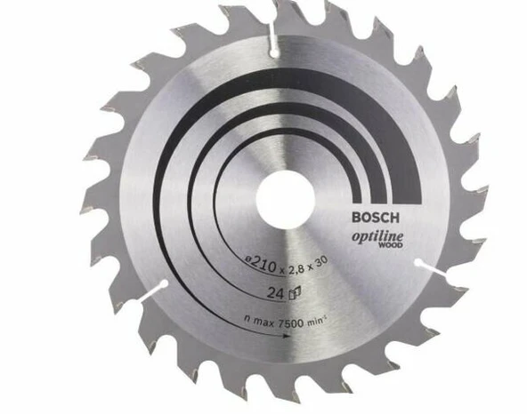 BOSCH Optiline 210*30 mm 24 Diş 1,8 Atb - 1