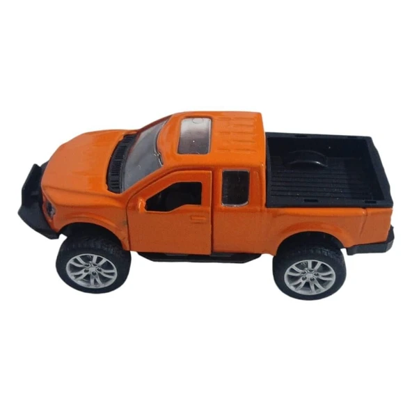 Çek Bırak Metal Arazi Aracı 13 cm - Turuncu - Resim 6