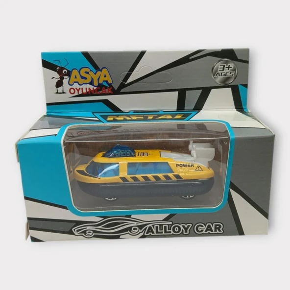 Küçük Metal İnşaat Araçları 7 cm - Bot - Resim 4