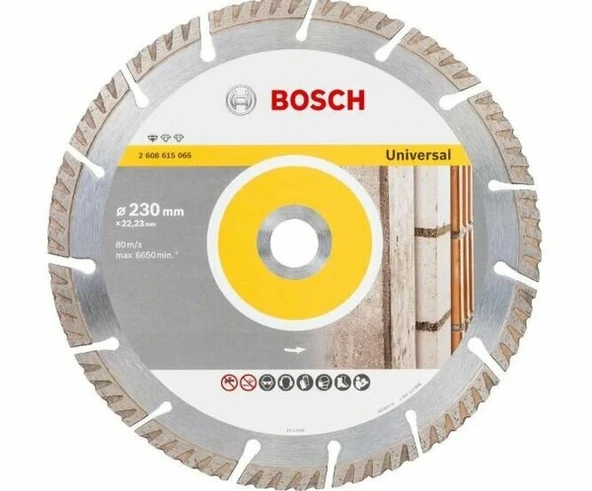 BOSCH Elmas Kesme Diski Standard For Universal 230 mm - 1