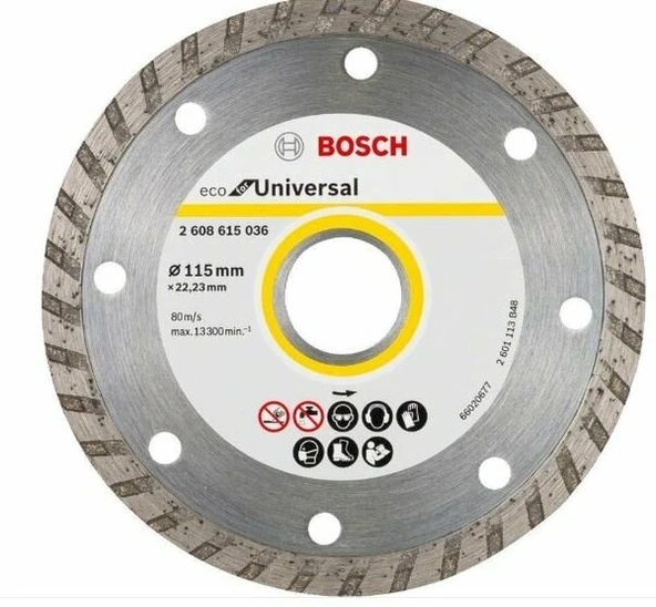 BOSCH Ekonomik Seri Elmas Bıçak 115 mm ürün görseli