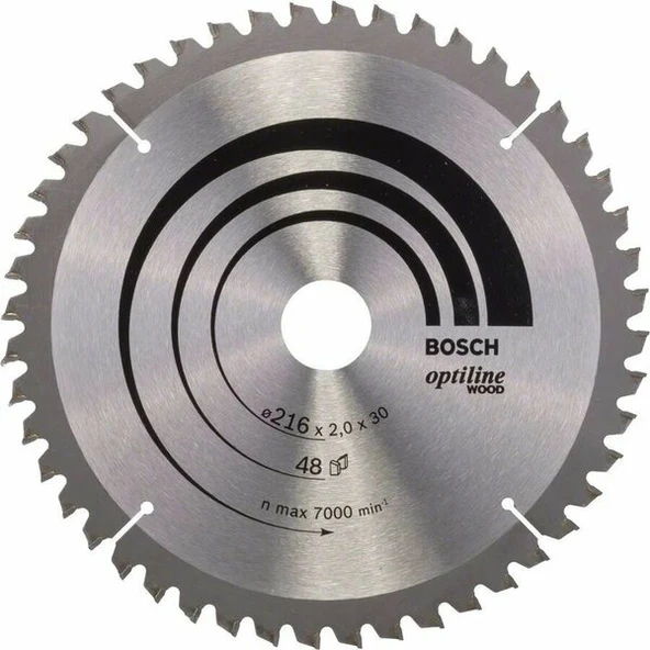 BOSCH Daire Testere Bıçağı Op Wo B 216X30-48 Diş - 1