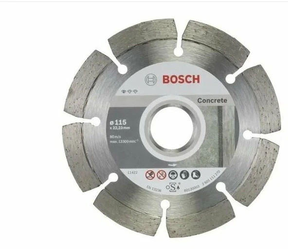 BOSCH Elmas Bıçağı Sta.For Con.115 mm (10'Lu) - 1
