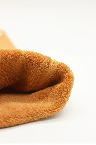 Bistyle Tekli Kaymaz Mix Havlu Külotlu Çorap BS50501M Hardal - Resim 4