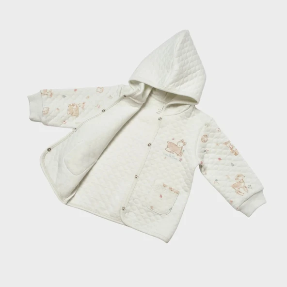 Bibaby Little Deer Bebek Hırka 61513 Mint - 2