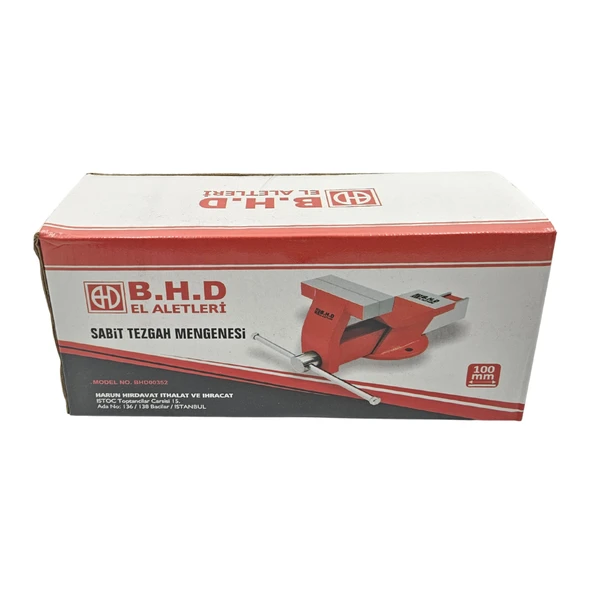 Fixonic B.H.D BHD00352 100mm Sabit Tezgah Mengene - Resim 6