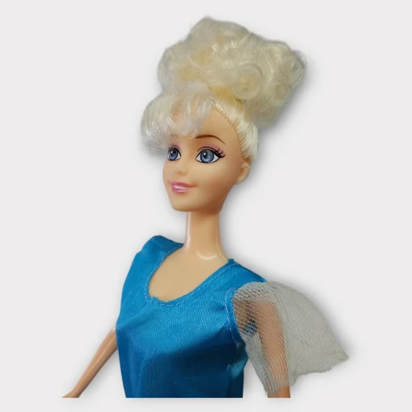 Prenses Bebekler  - Mavi Elbise - 6