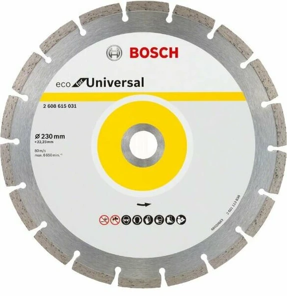 BOSCH Ekonomik Seri Elmas Bıçak 230 mm ürün görseli