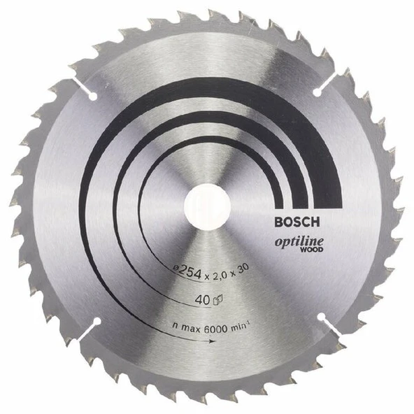 BOSCH Optiline 254*40 mm Elmas Destere - 1
