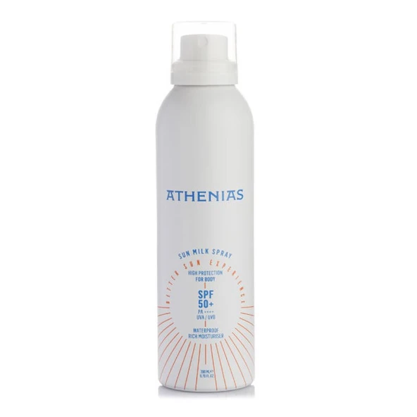 Athenias Sun Milk Spray Spf50+ Güneş Kremi 200 ml - 1