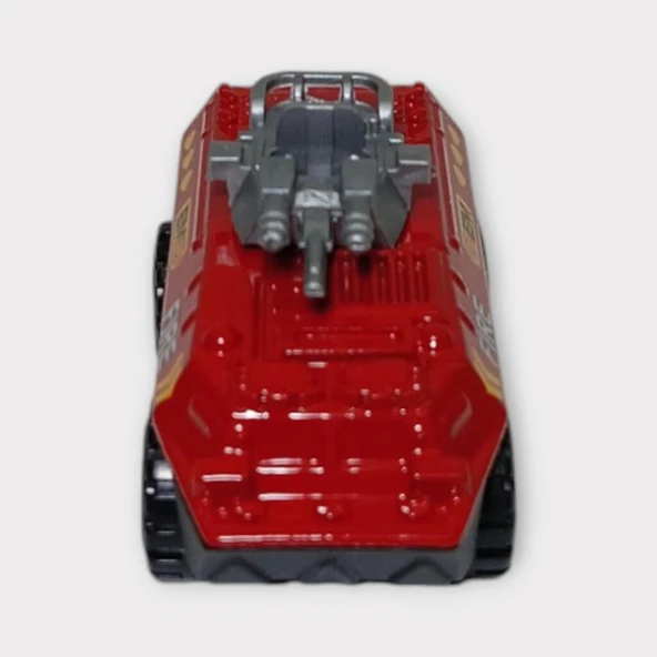 Küçük Metal İtfaiye Araçları 7 Cm - Panzer - Resim 3