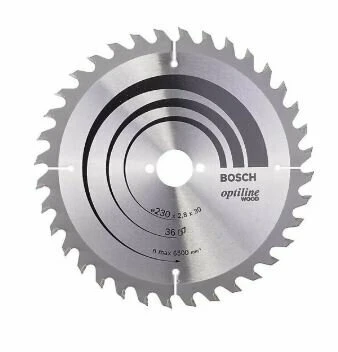 BOSCH Optiline 230*30 mm 36 Diş 1,8 Atb - 1