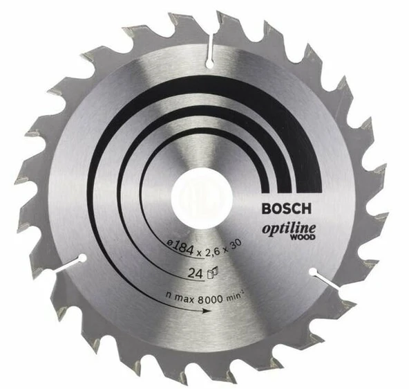 BOSCH Optiline 184*30 mm 24 Diş 1,6 Atb - 1