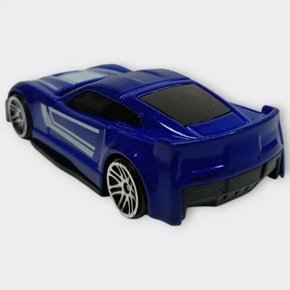 Metal Mini Arabalar 8 cm - Mavi - 1 - 3