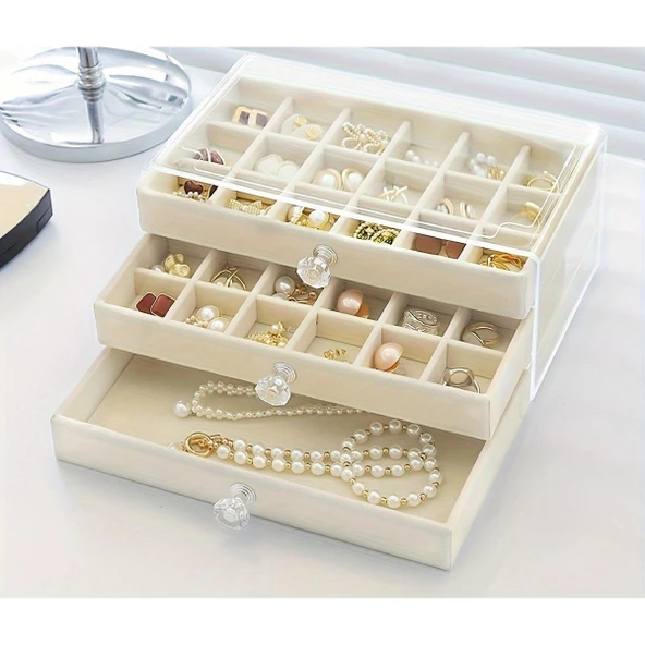 Üç Katlı Takı Organizeri ürün görseli