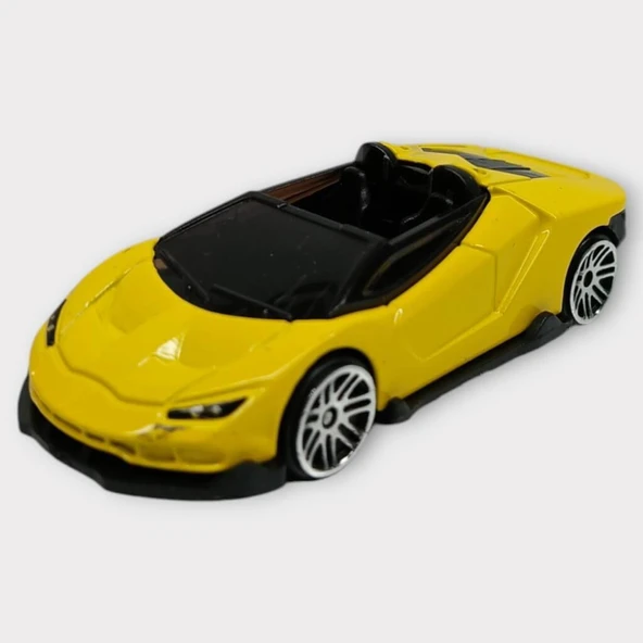 Metal Mini Arabalar 8 cm - Sarı - 2 - 5