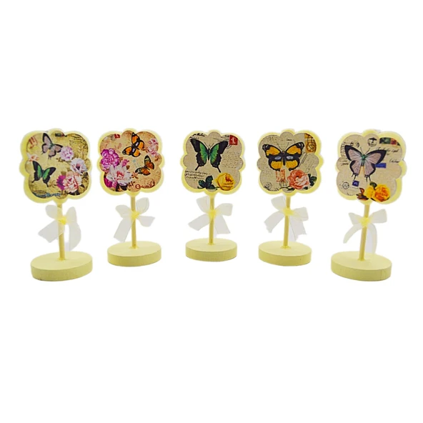 Gen-Of Dekoratif Kelebek Not Tutucu (XF5742) - Resim 2