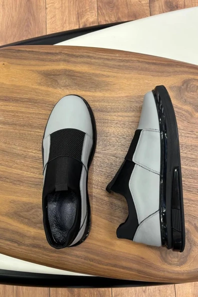 1067 HAKİKİ DERİ ERKEK SNEAKERS - ERKEK SPOR AYAKKABI - 4