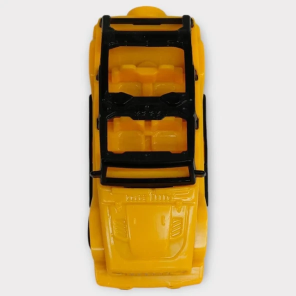 Çek Bırak Arabalar 10 Cm - Sarı Jeep - Resim 8