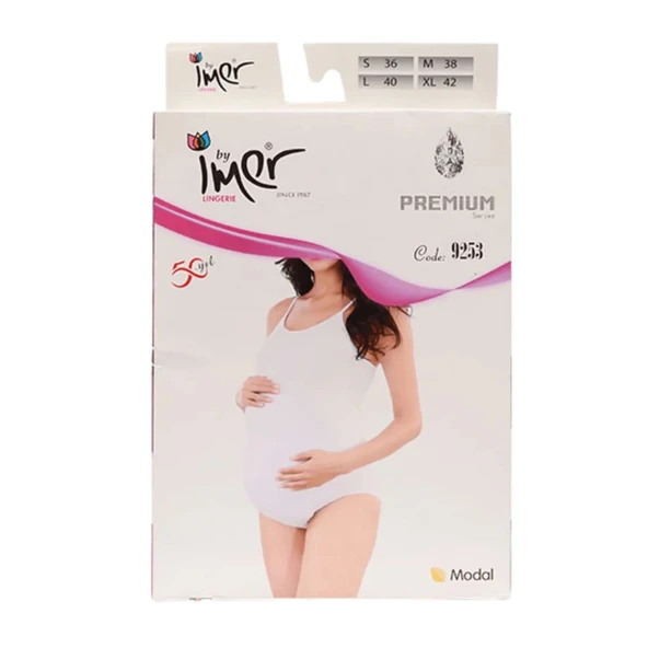 İmer Hamile Çıt Çıt Body 9253 White ürün görseli