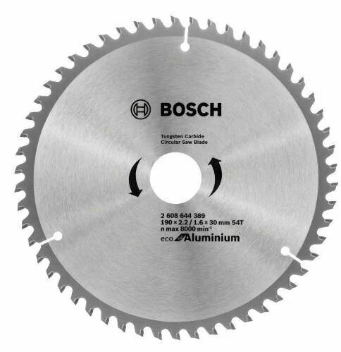 BOSCH Daire Testere Bıçağı 190*30 mm 54 Diş - 1