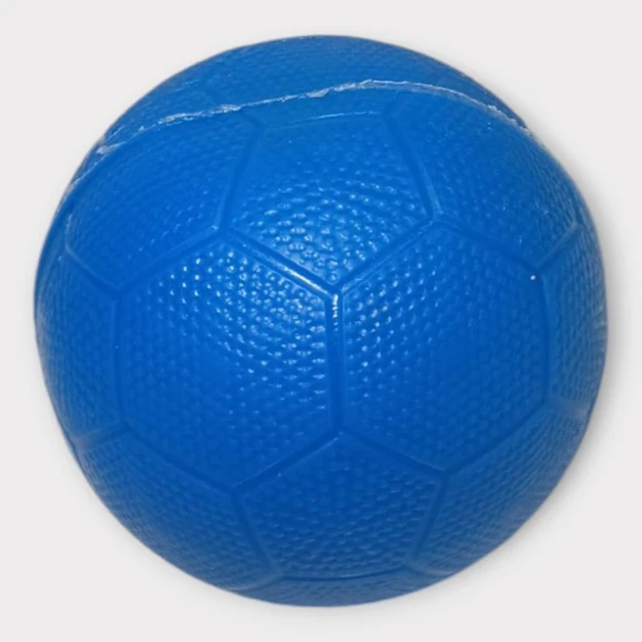 Köpek Oyuncağı - Plastik Düdüklü Top - Mavi ürün görseli 1