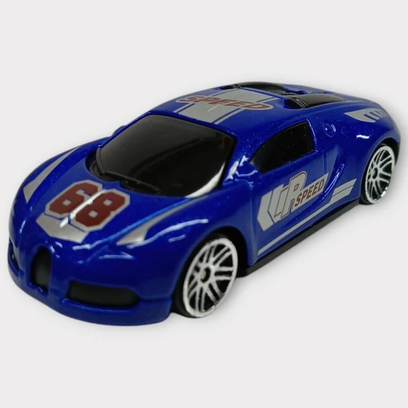 Metal Mini Arabalar 8 cm - Mavi - 2 - 5