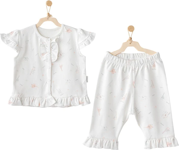 Andywawa AC25511 Love Family 2'Li Bebe Takım Ekru ürün görseli