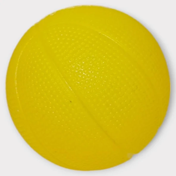 Köpek Oyuncağı - Plastik Düdüklü Top - Sarı ürün görseli