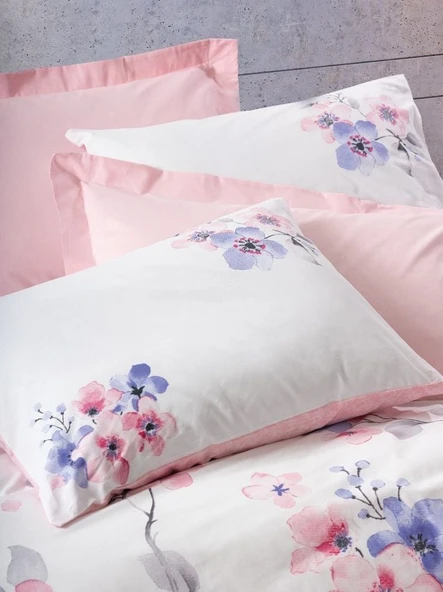 Cotton Box Nevresim Takımı Tek Kişilik Jayda Pembe - Resim 3