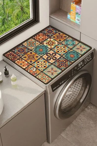 Valerine Life Çamaşır ve Kurutma Makinesi Üstü Düzenleyici Matı Örtüsü Kaymaz Sıvı Geçirmez 27CMD251004 ürün görseli