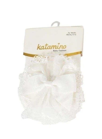Katamino Kurdele Popo Aks. Kız Bebek Külotlu Çorap K32071 Asorti - Resim 3