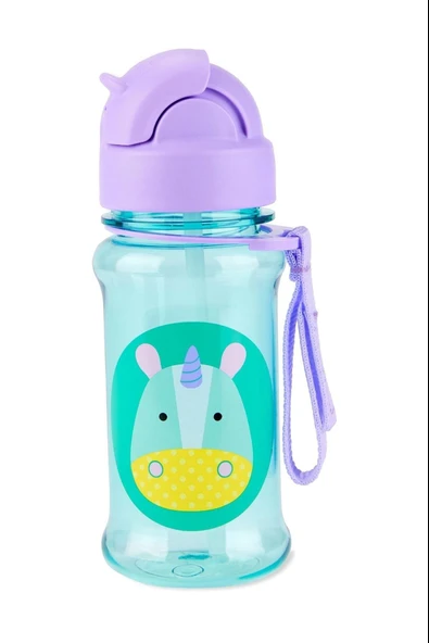 Skip Hop Zoo Pipetli Tritan Suluk Unicorn 9Q776310 - Resim 2