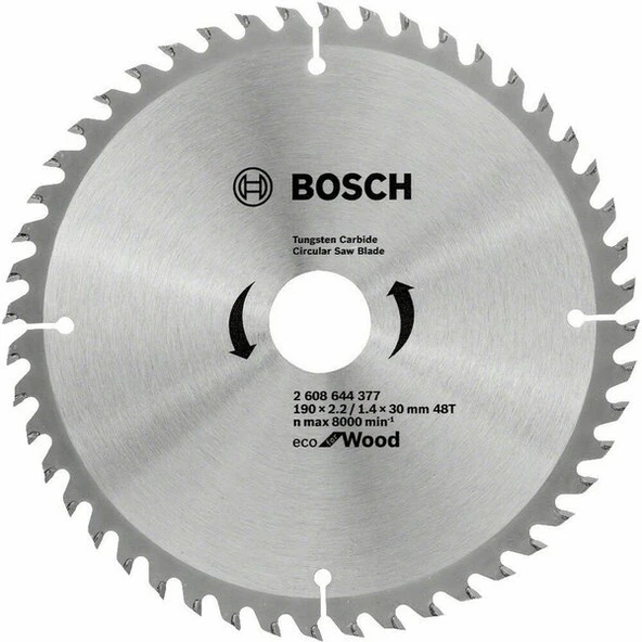 BOSCH Daire Testere Bıçağı 190*30 mm 48 Diş - 1