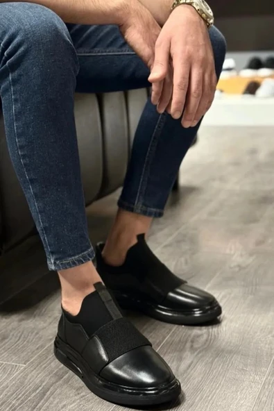 1067 HAKİKİ DERİ ERKEK SNEAKERS - ERKEK SPOR AYAKKABI - 6