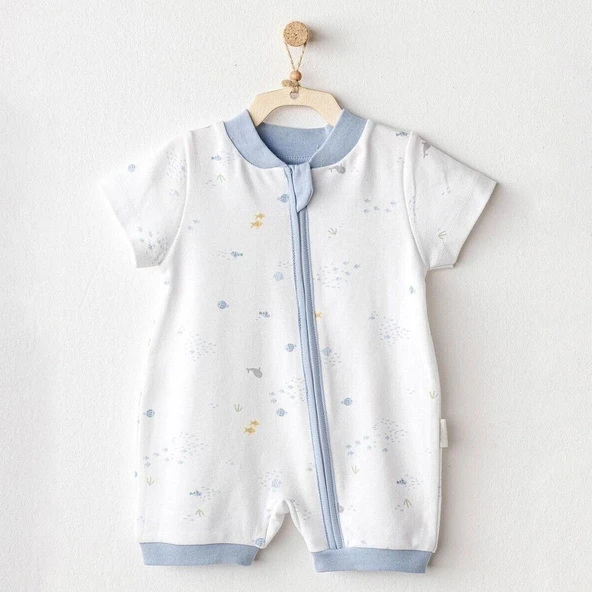 Andywawa AC25605 Ocean İs My Happy Place Bebek Tulum White ürün görseli 1